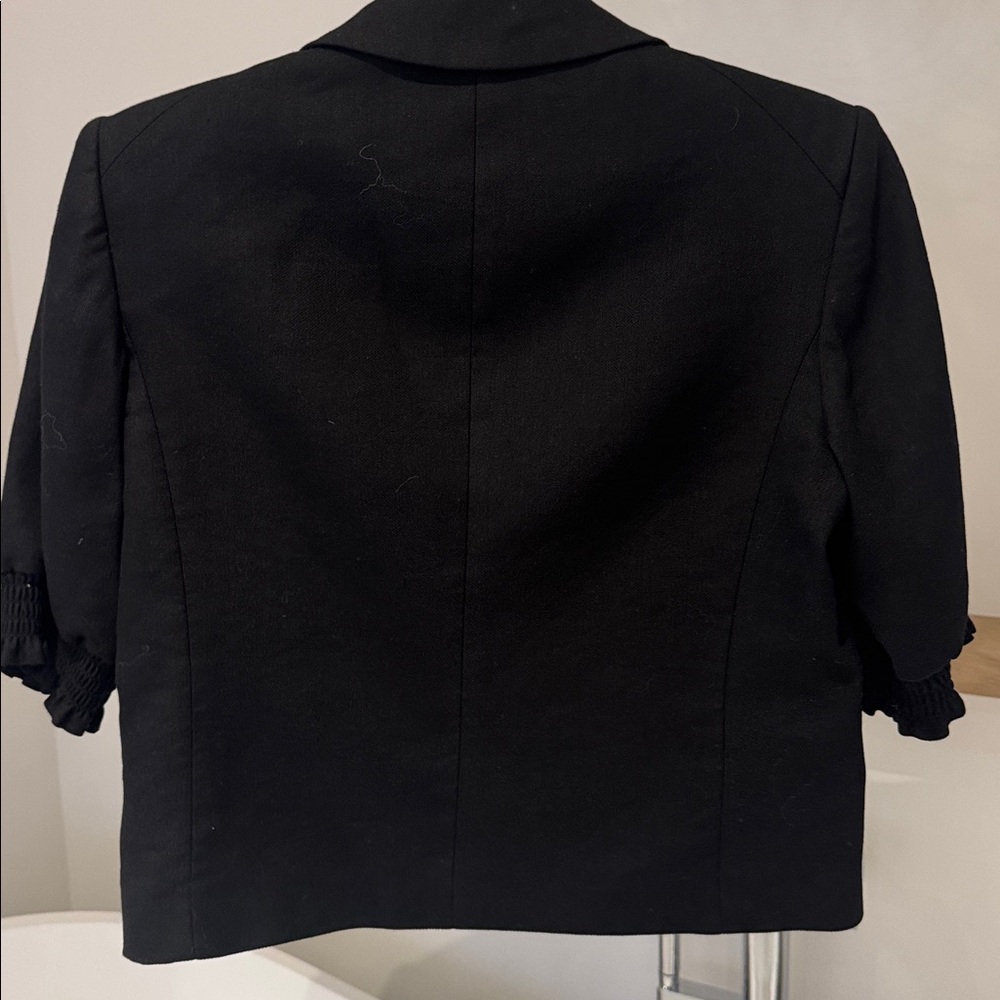 VERONICA BEARD Annabella Crop Linen Jacket size 4 - Picture 8 of 10